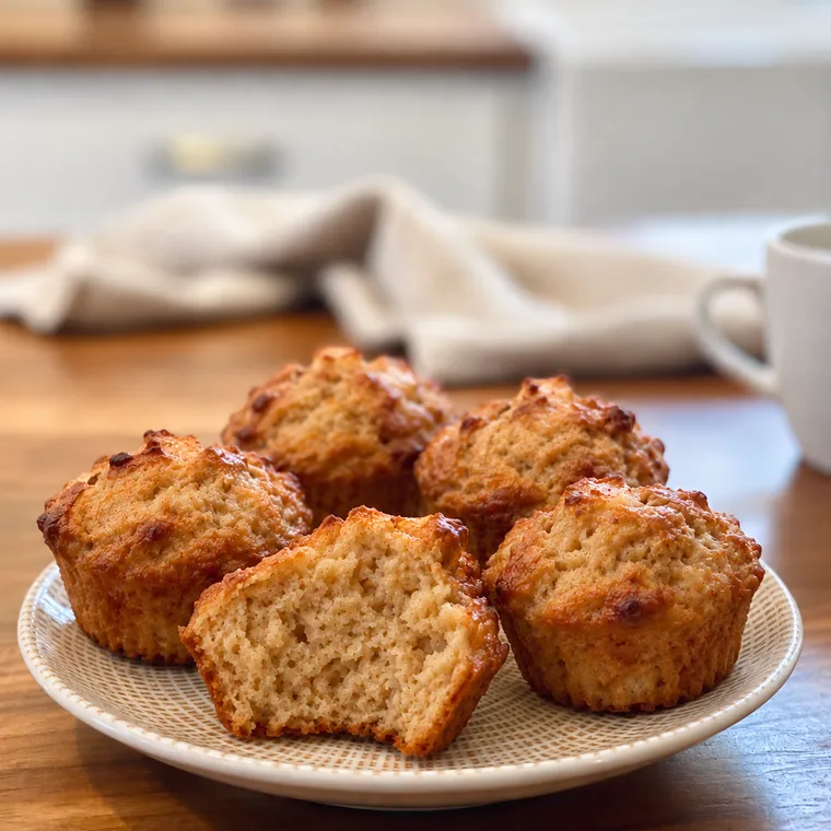 Muffins à la compote, sans sucre