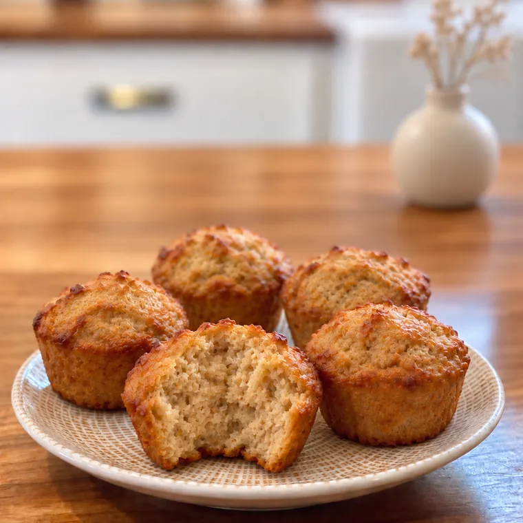 Muffins ultra simples et moelleux, sans sucre et sans gluten